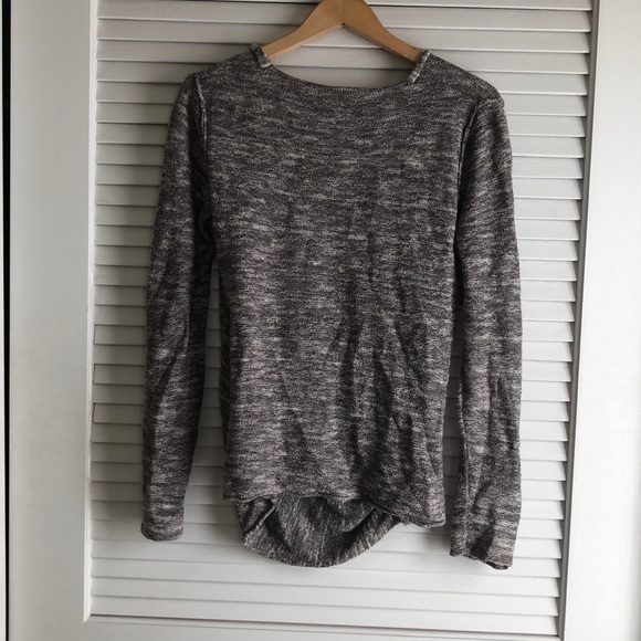 Free People Cotten/Linen Cross Front Sweater S - Picture 4 of 4